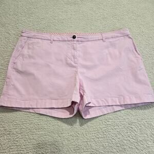 Boden Pink Cuffed Shorts Women's Size 16